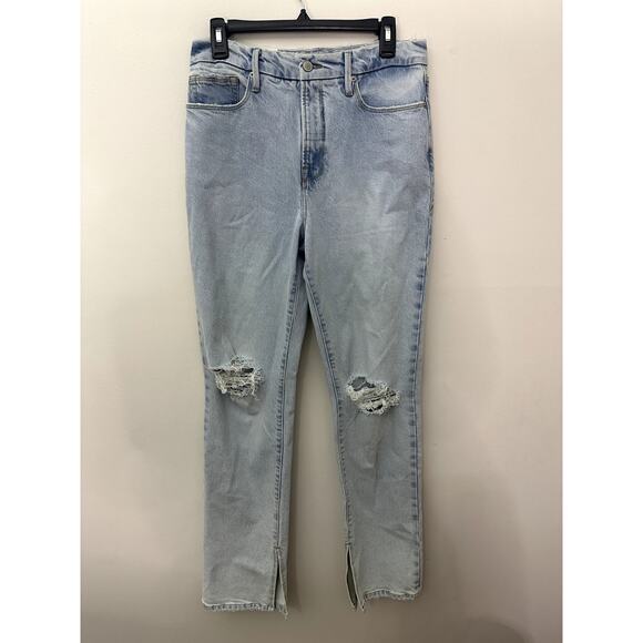 Good American Women's Split Pocket & Hem Straight Jean 6/28 NWT - Picture 1 of 8